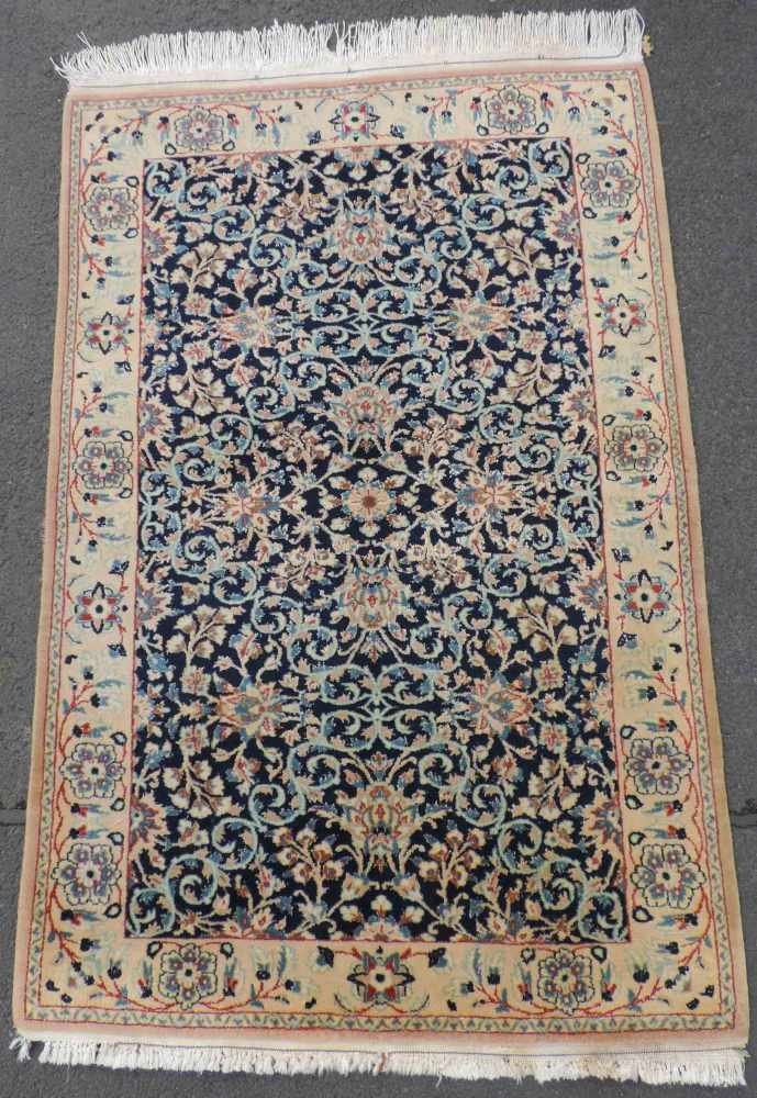 Nain "Tudesch" Persian carpet. Iran. Very fine knotting.