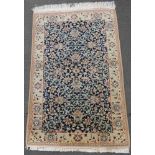 Nain "Tudesch" Persian carpet. Iran. Very fine knotting.