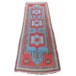 Kazak carpet. Caucasus. Old, around 1930.