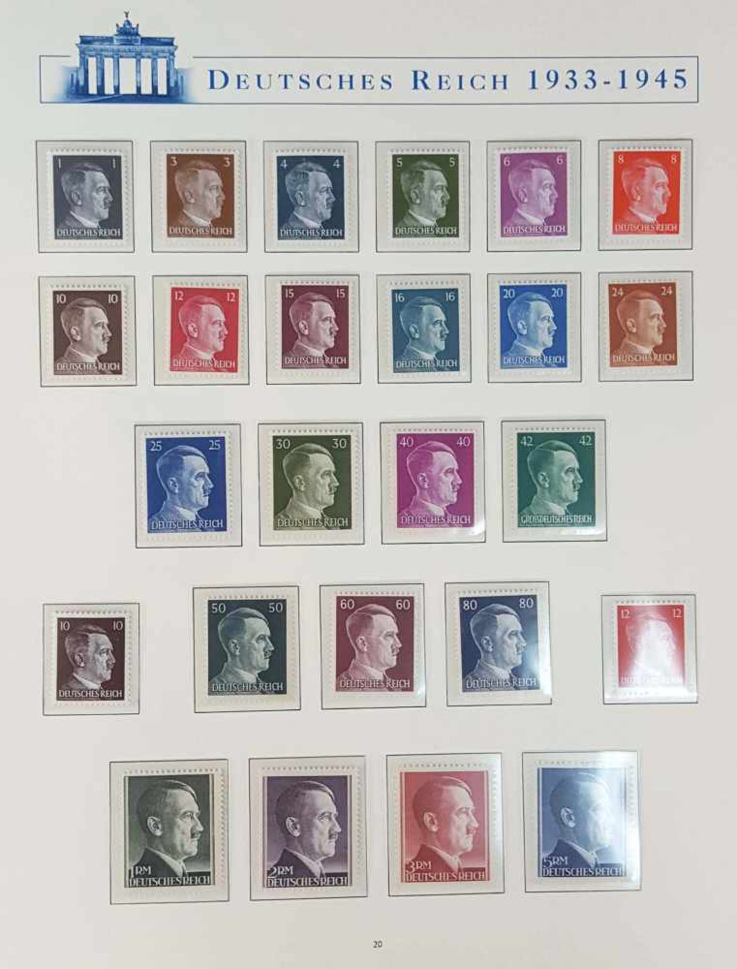 Stamp collection. - Image 5 of 9