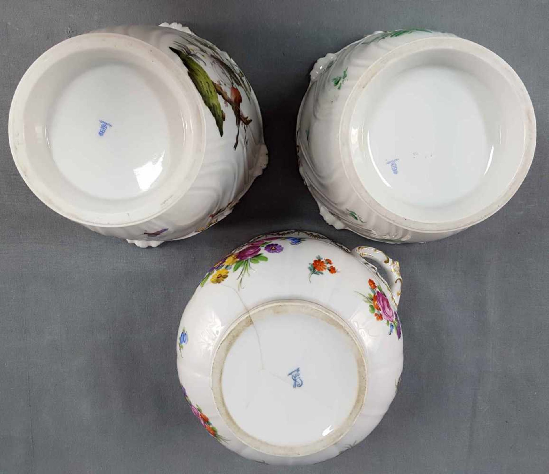 11 parts of Meissen porcelain. Up to 27 cm high. - Bild 8 aus 14