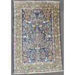 Isfahan Rug. Very fine knotting.