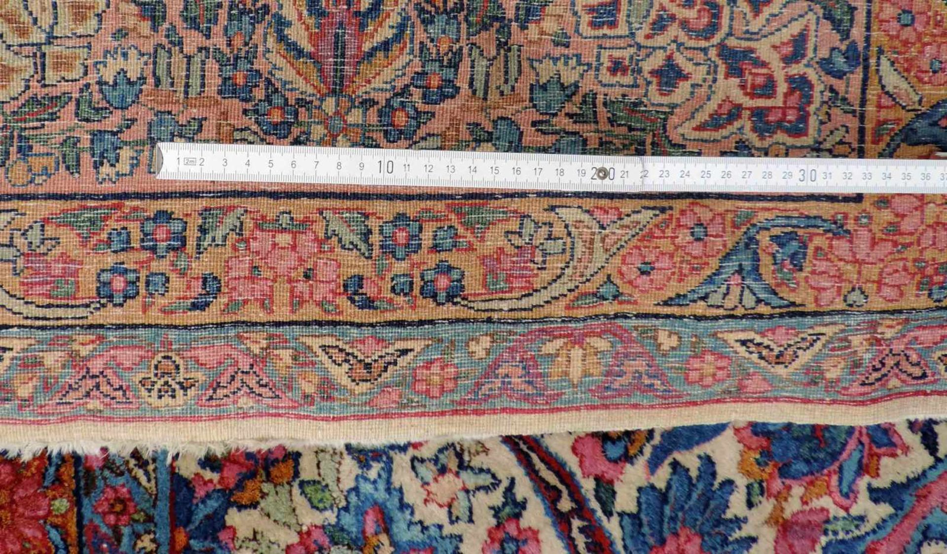 Kerman Persian carpet. Iran. Old, around 1925. Fine knotting. - Bild 3 aus 11