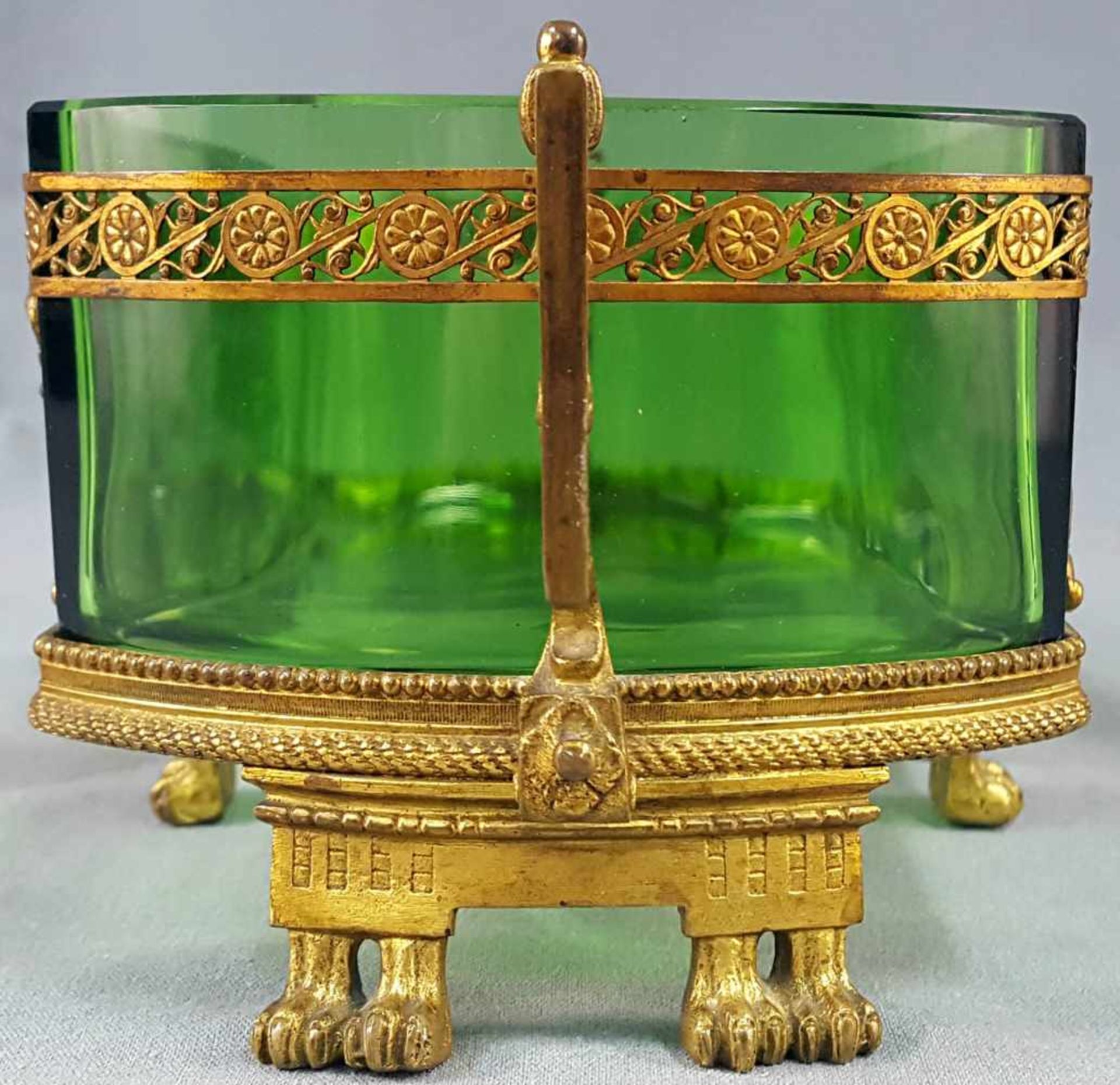 Jardinière, France, probably Empire Period. Fire gilded.< - Image 4 of 8