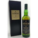Laphroaig, Scotch, 25 years old, 2014 Cask Strength Edition.