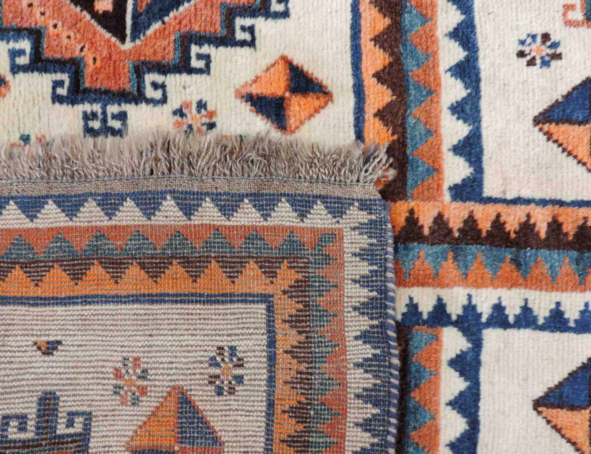 Qashqai Kashkai Gabbeh Persian carpet. Iran. Old, around 1920. - Image 5 of 5
