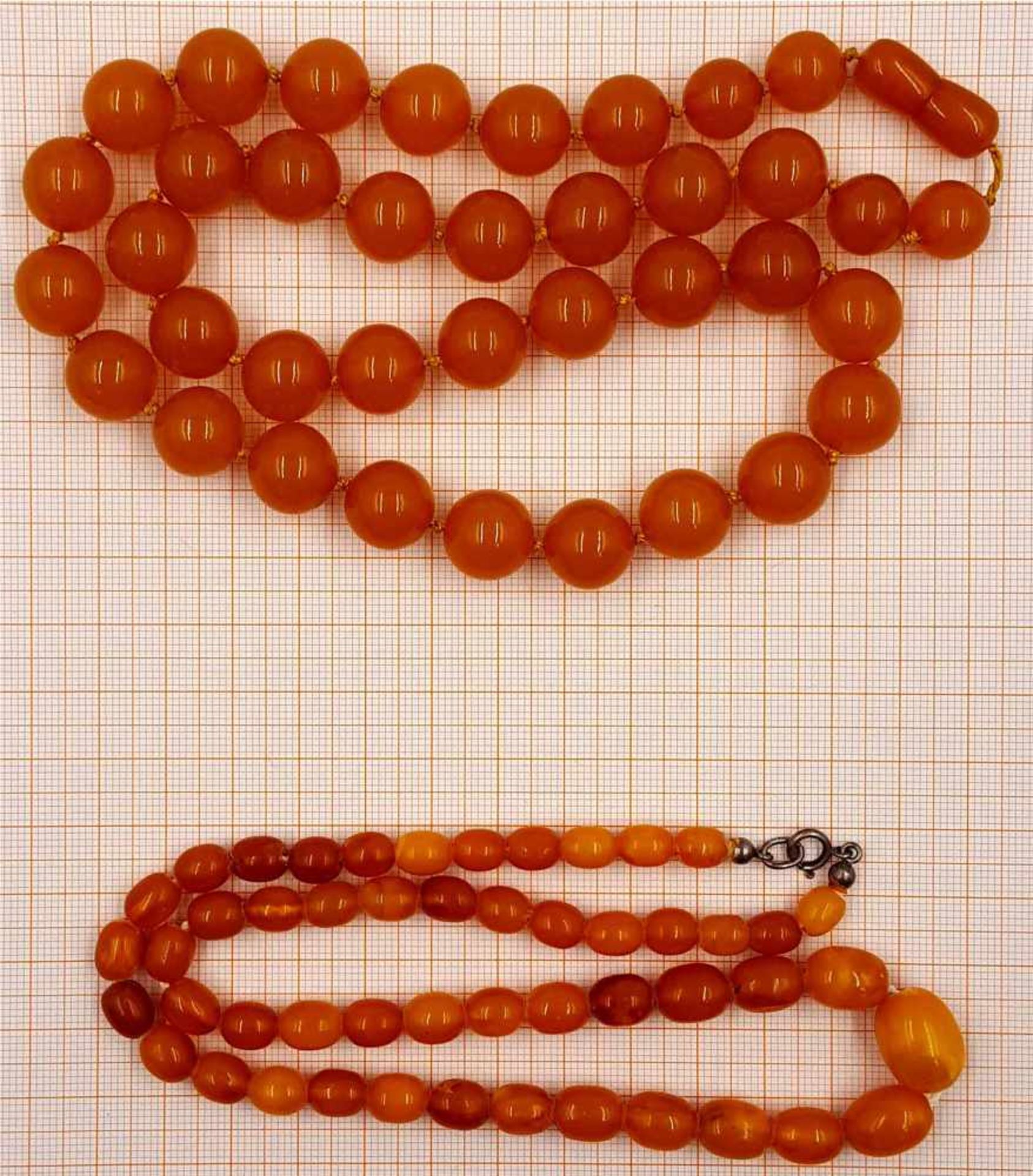 Two Amber chains. - Image 4 of 5