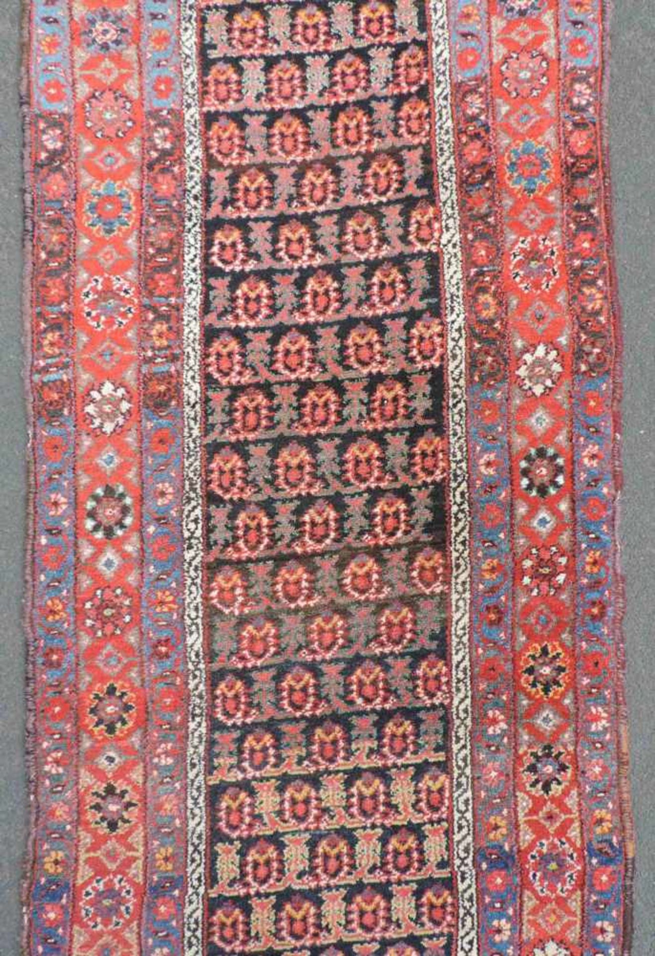 Nahawand Persian carpet. Narrow runner. Iran. Old, around 1940. - Image 4 of 7