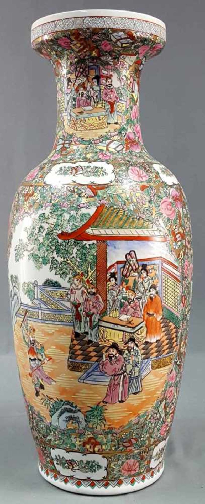 Vase proably China with 6-character mark.