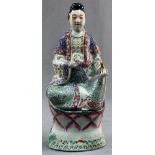 Blessing Buddha. Porcelain. Proably China around 1800.