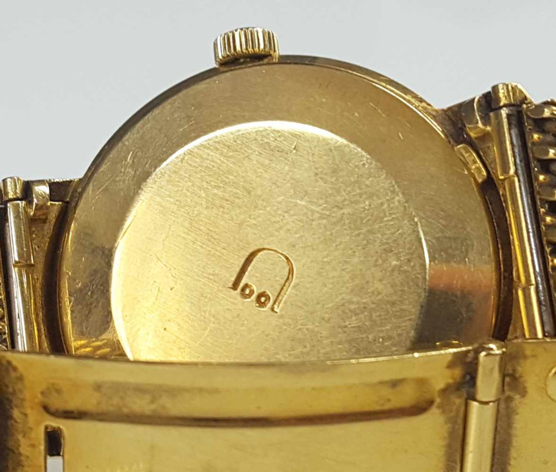 IWC men's wristwatch, automatic, 750 yellow gold. About 122 grams. - Bild 8 aus 12