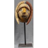 Mask. Wood. Probably Congo. 24 cm long the mask.
