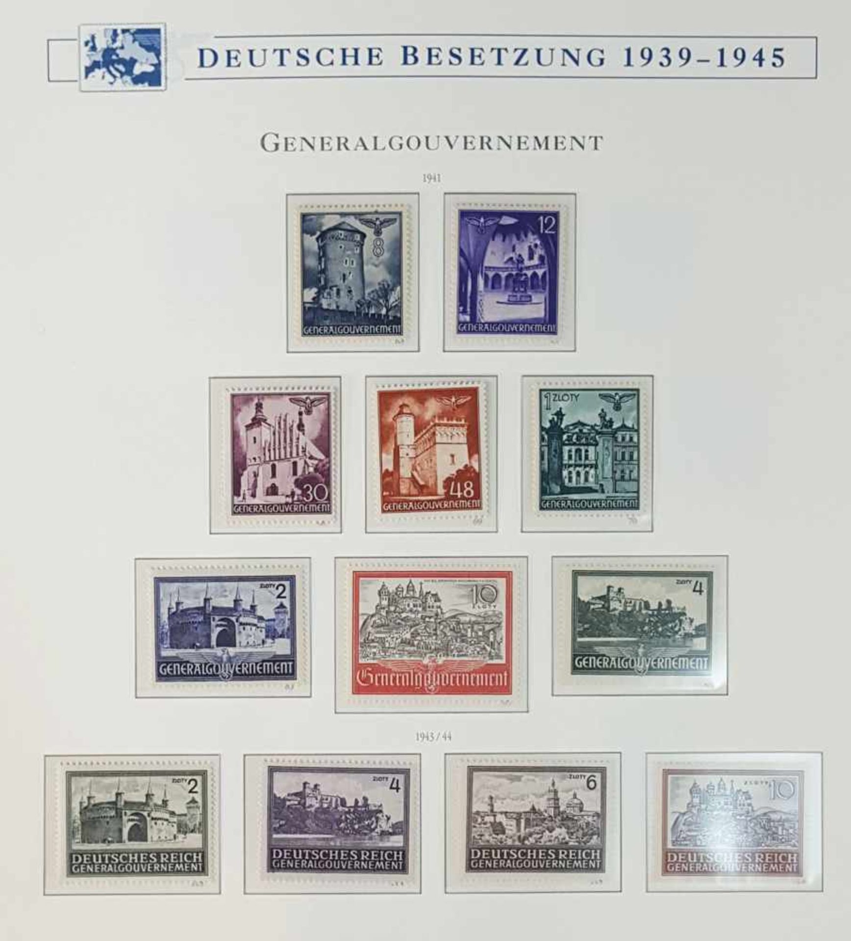 Stamp collection. - Image 6 of 9