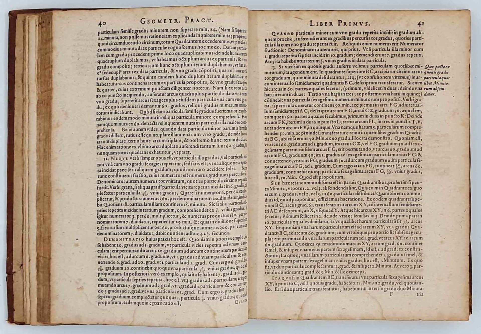 Christophori Clavii Bambergensis e Societate IESV. "Geometria Practica", 1606. - Bild 8 aus 8