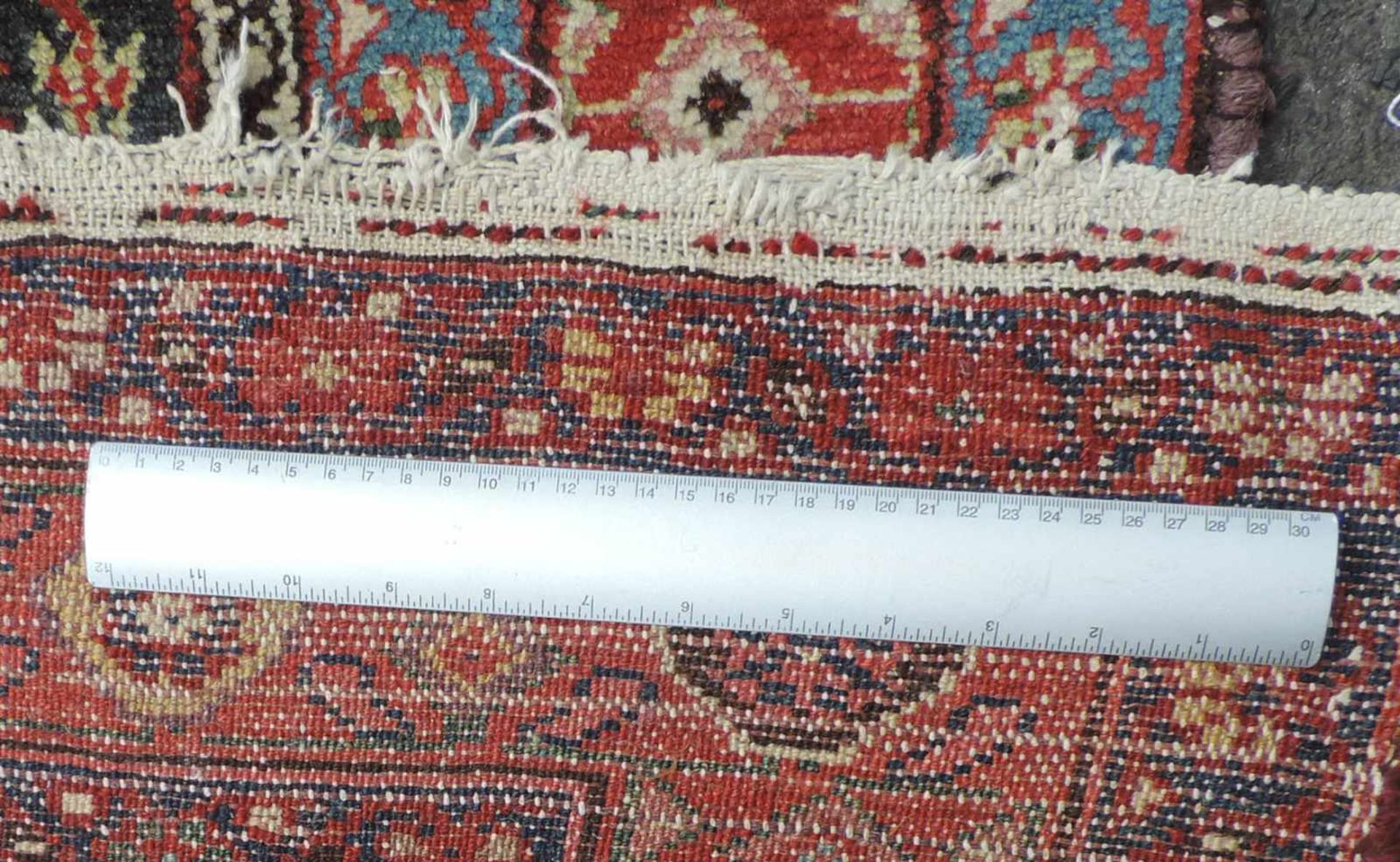 Nahawand Persian carpet. Narrow runner. Iran. Old, around 1940. - Image 7 of 7