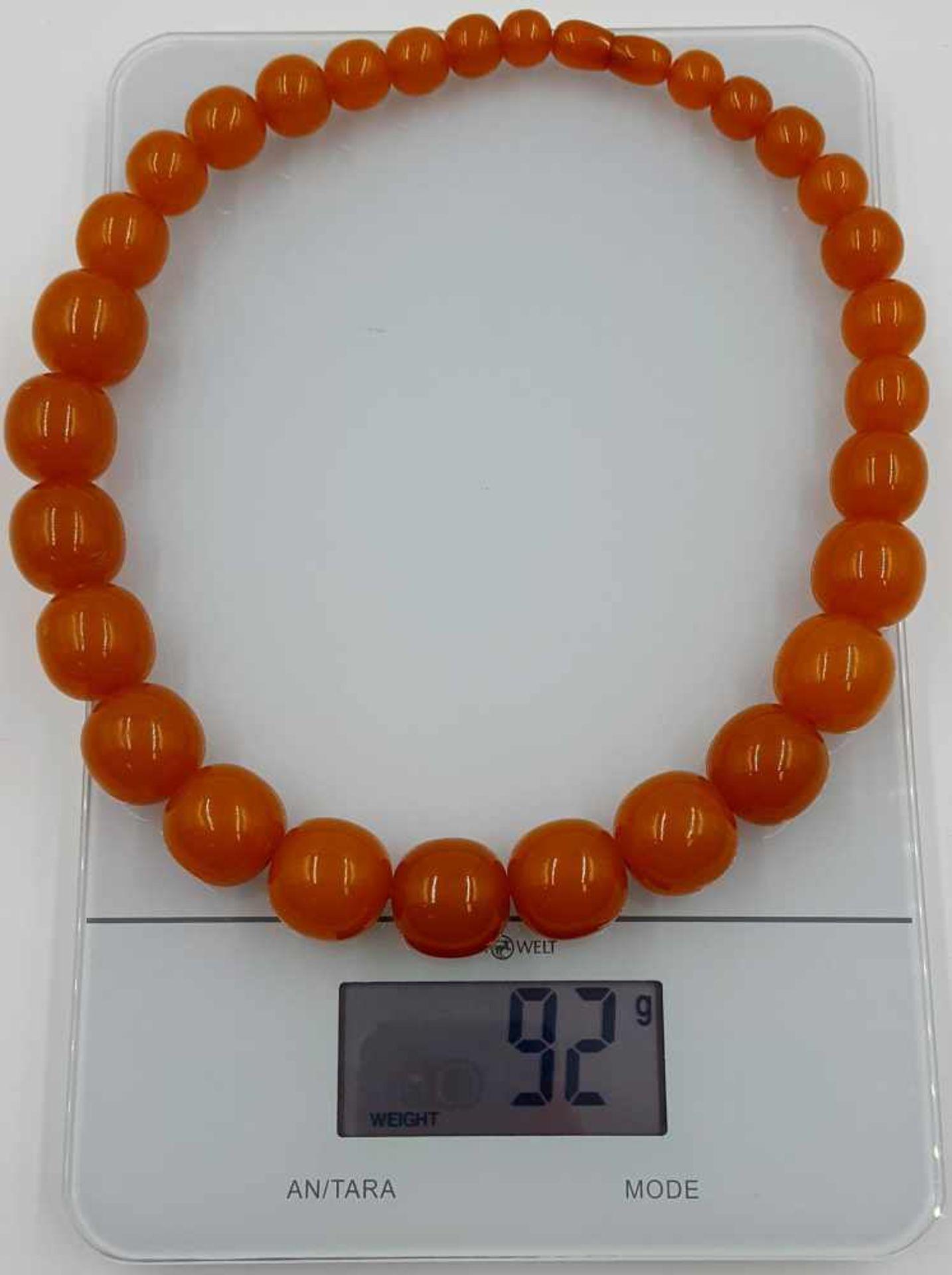 Chain, Amber, 92 grams. - Bild 4 aus 5