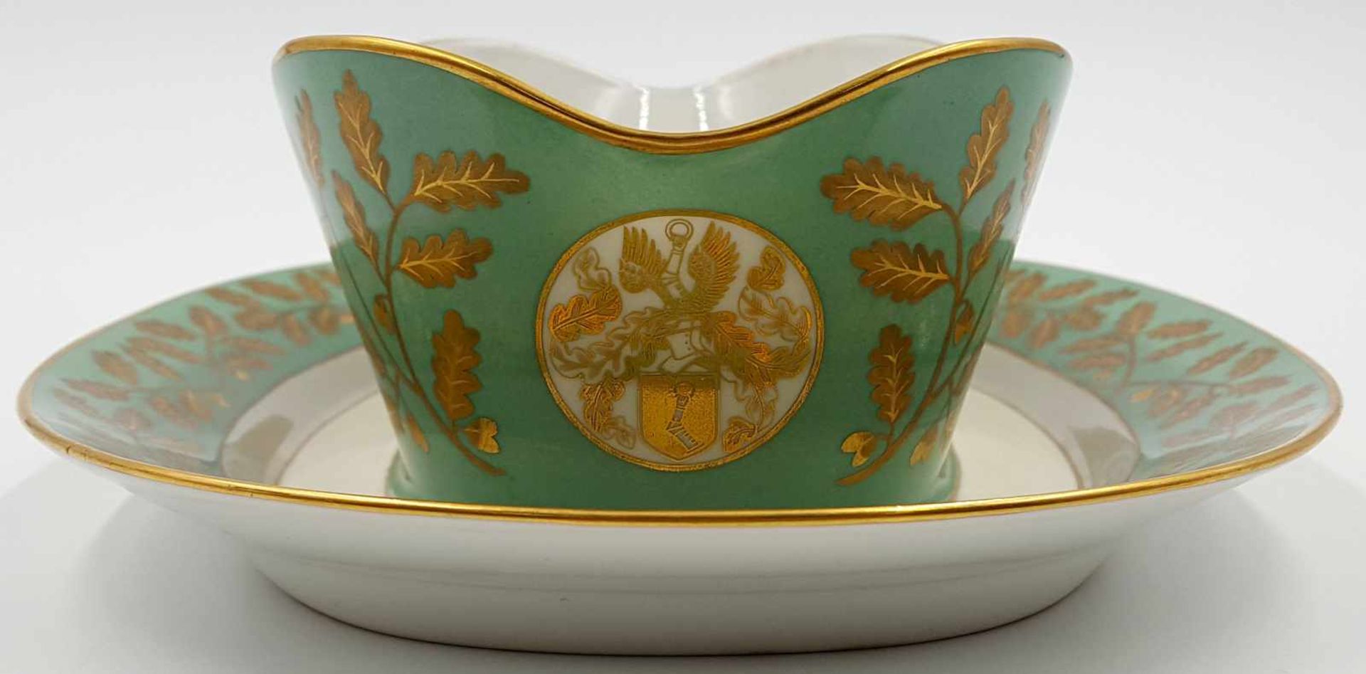 Sevres porcelain. France. Saucer "Sèvres 43" " 'Reichskreuz' "< - Image 4 of 9