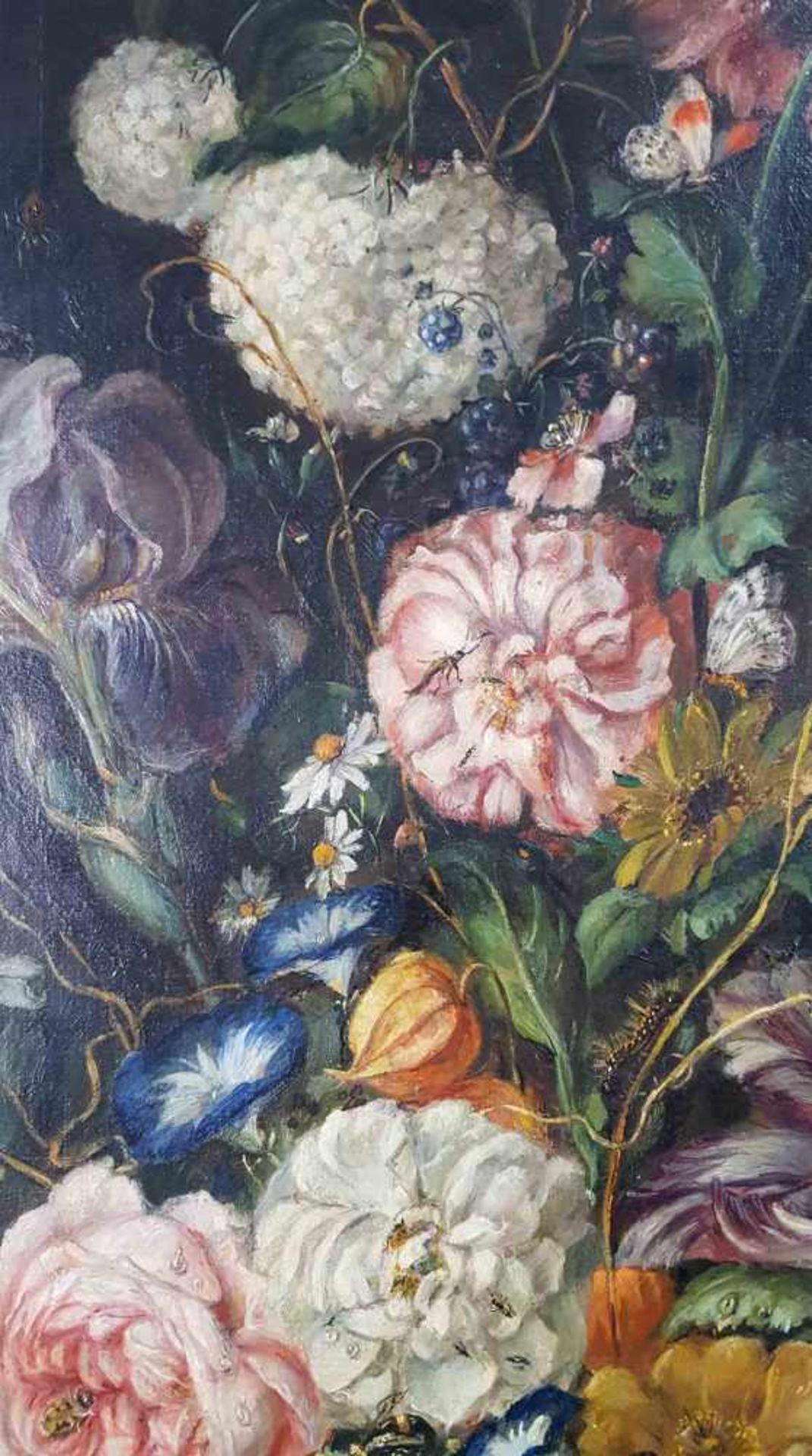 After Cornelis Jansz DE HEEM (1631 - 1695). Flower still life with insects. - Bild 5 aus 11