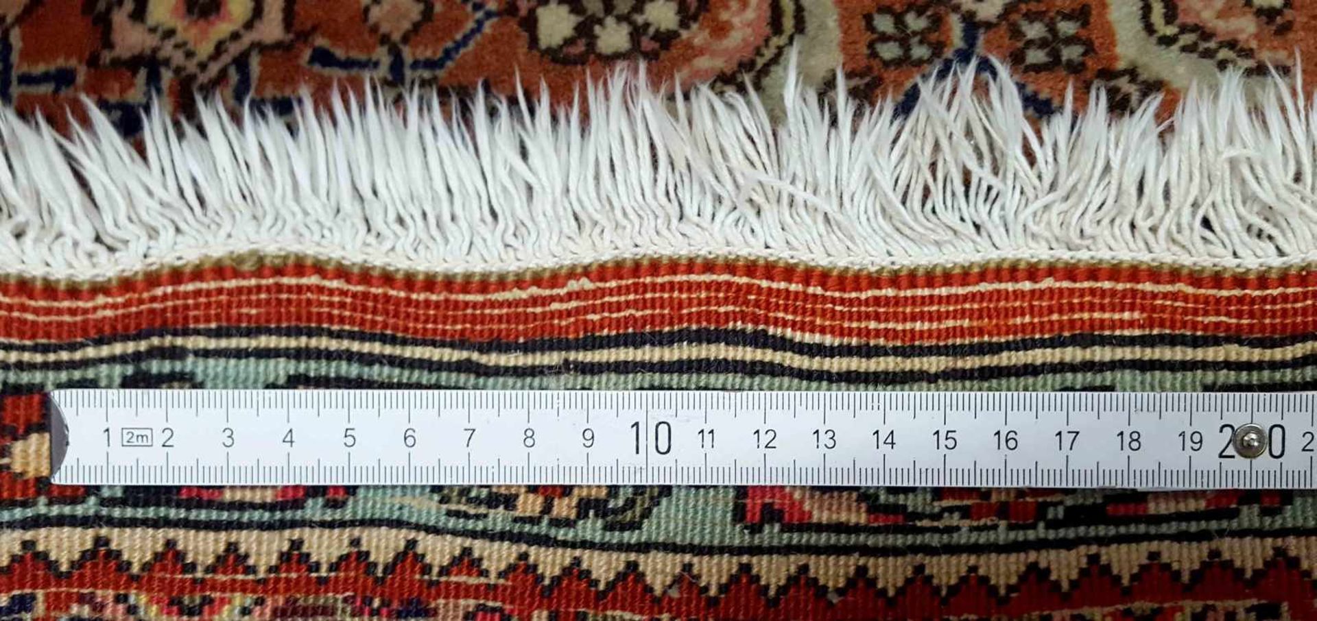 Bijar Persian carpet. Iran. Fine knotting. Old. - Bild 3 aus 3