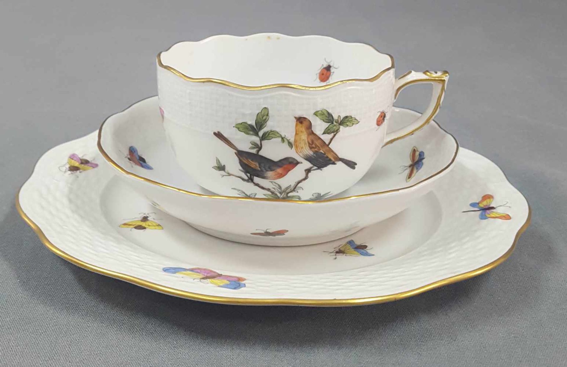 Herend Porcelain. Coffee service for at least 9 people. - Image 9 of 9