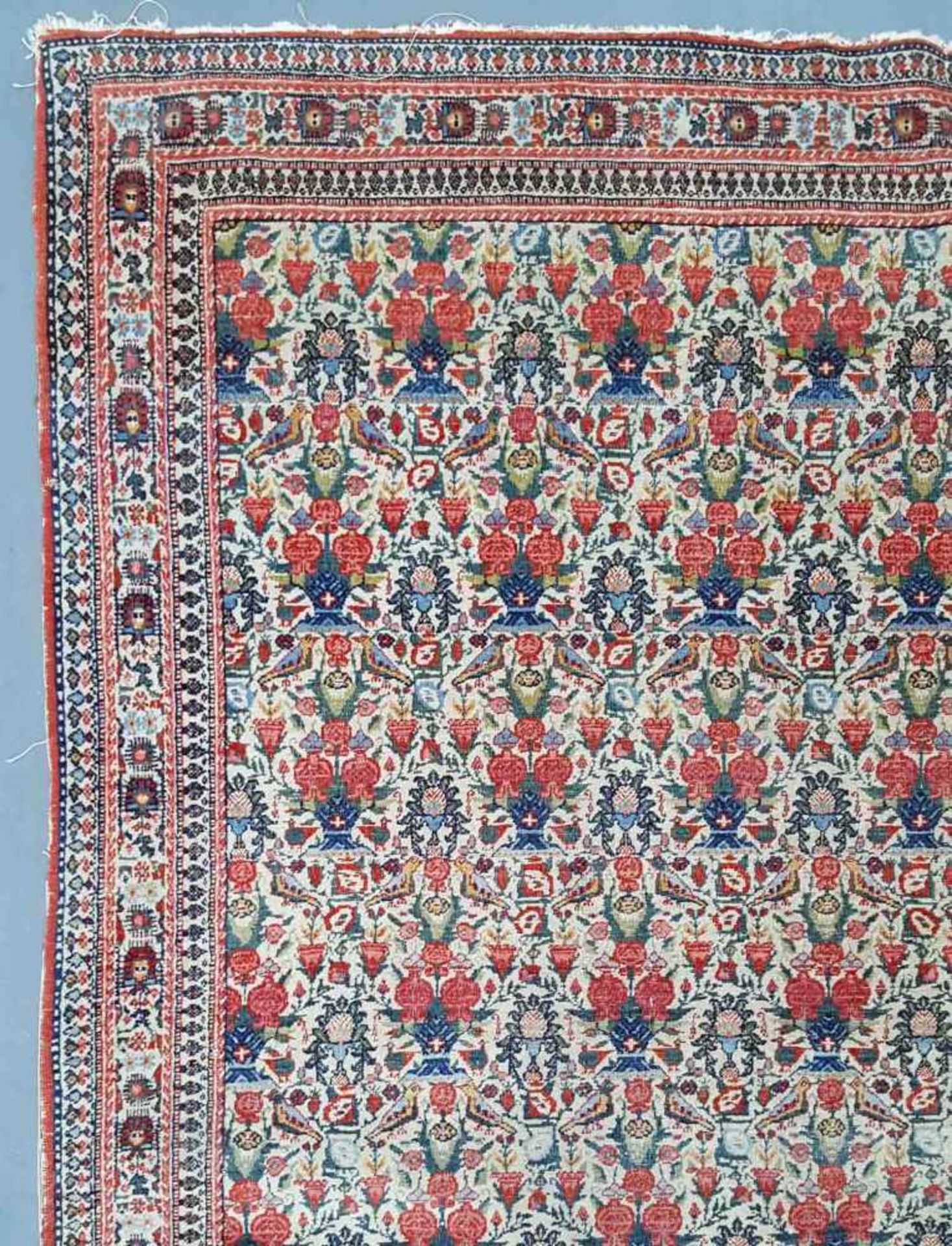 Tehran Persian carpet. "Zili - Sultani" pattern. Iran. Antique. Around 1900. - Image 4 of 7