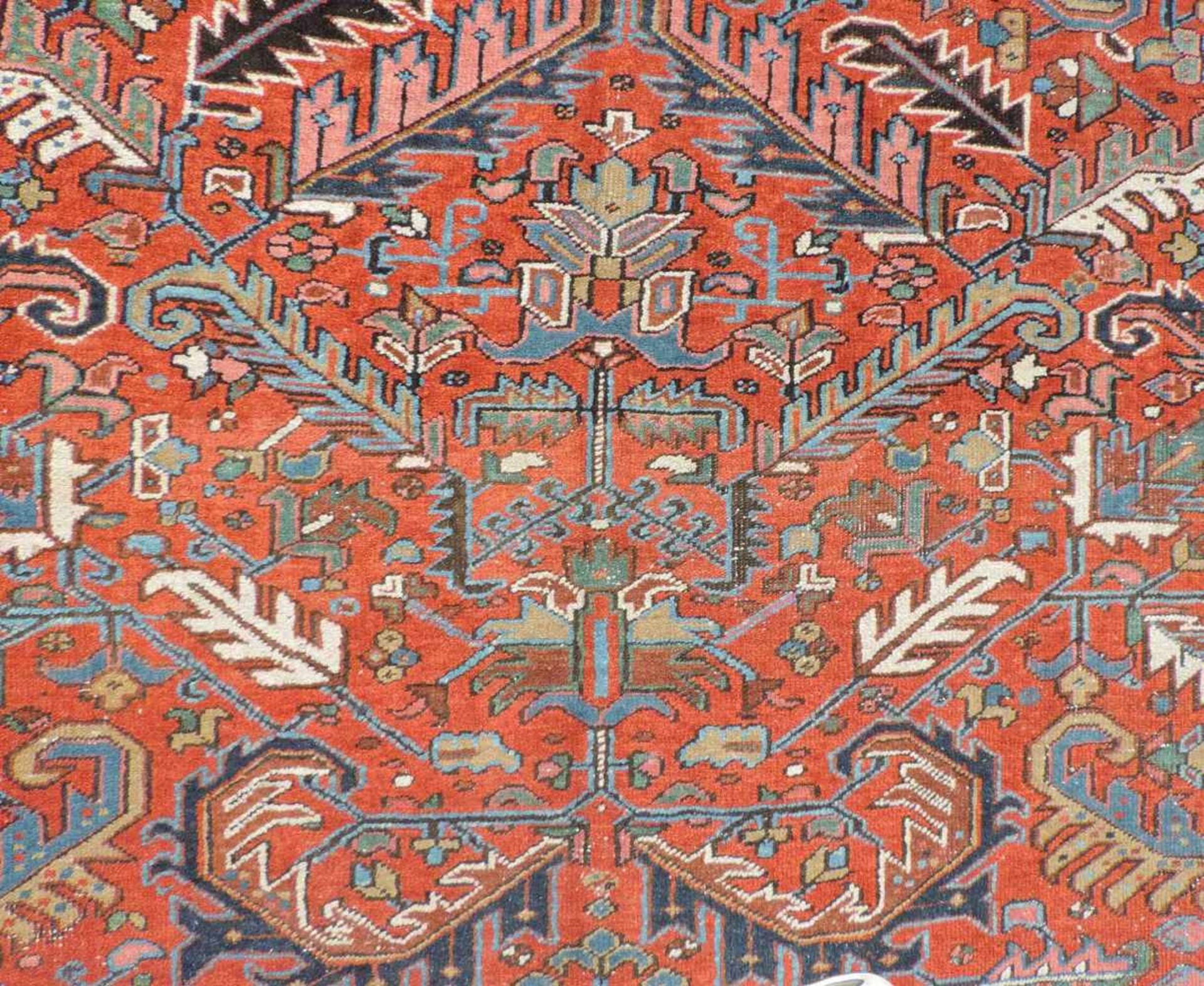 Heriz Persian carpet. Iran. Old, around 1940. - Image 14 of 14