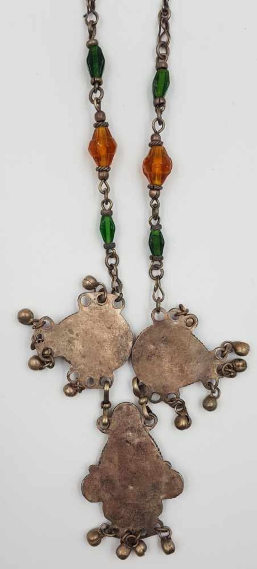 6 parts jewelry, ethnologica. Also silver, Carnelian, Lapis Lazuli. - Bild 12 aus 14