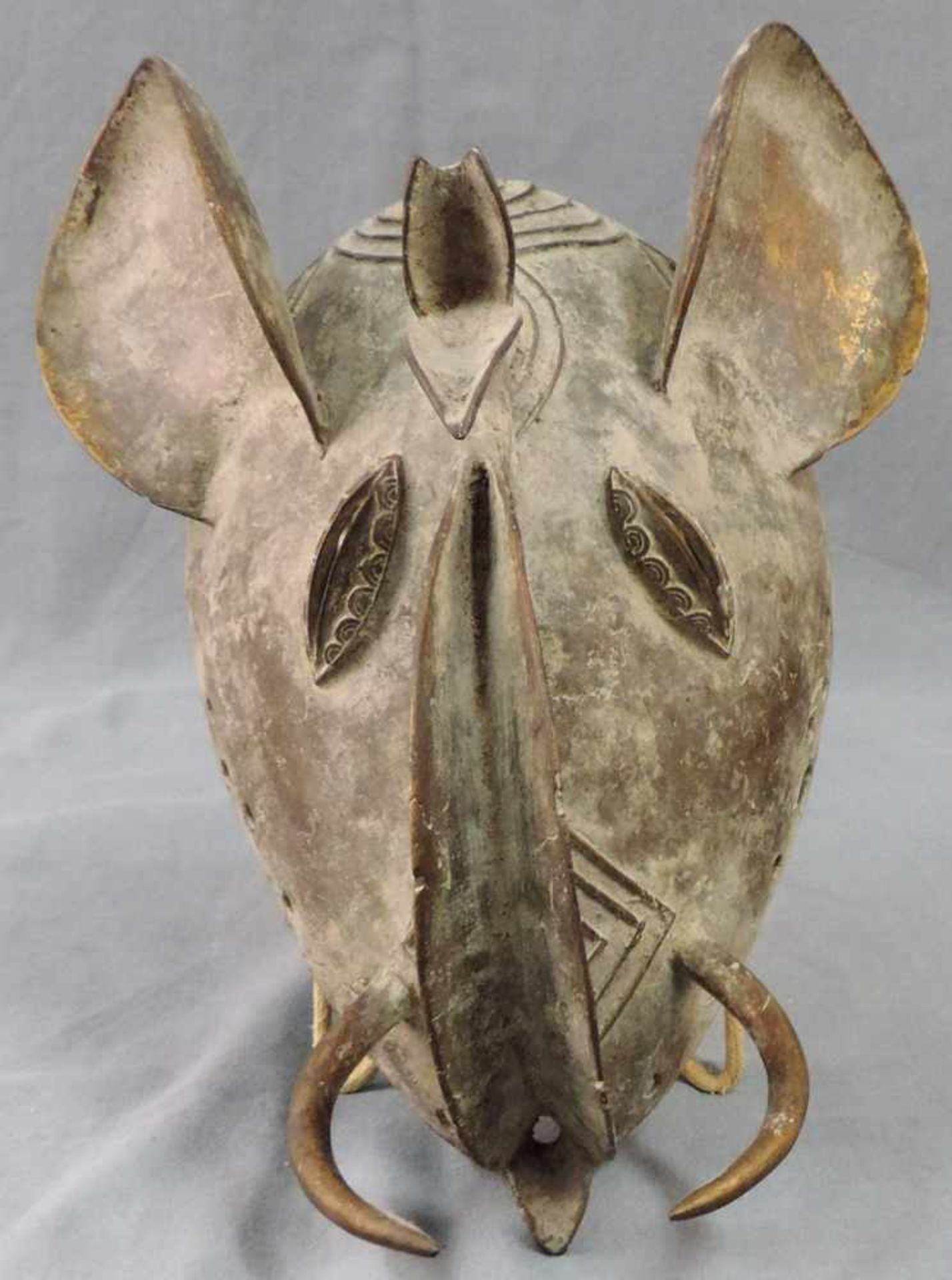 Mask. Brass? Benin? Mice elephant?