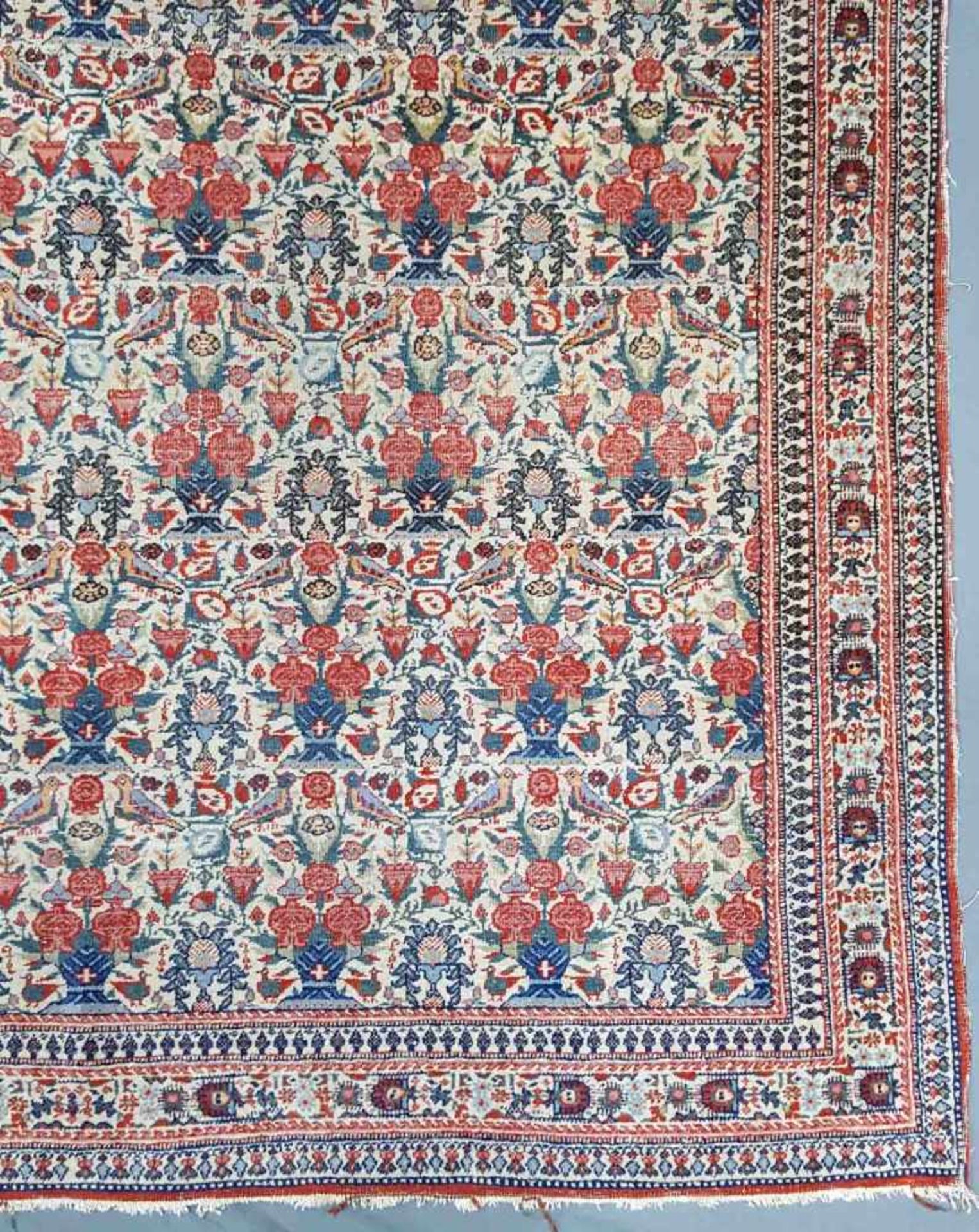 Tehran Persian carpet. "Zili - Sultani" pattern. Iran. Antique. Around 1900. - Image 3 of 7