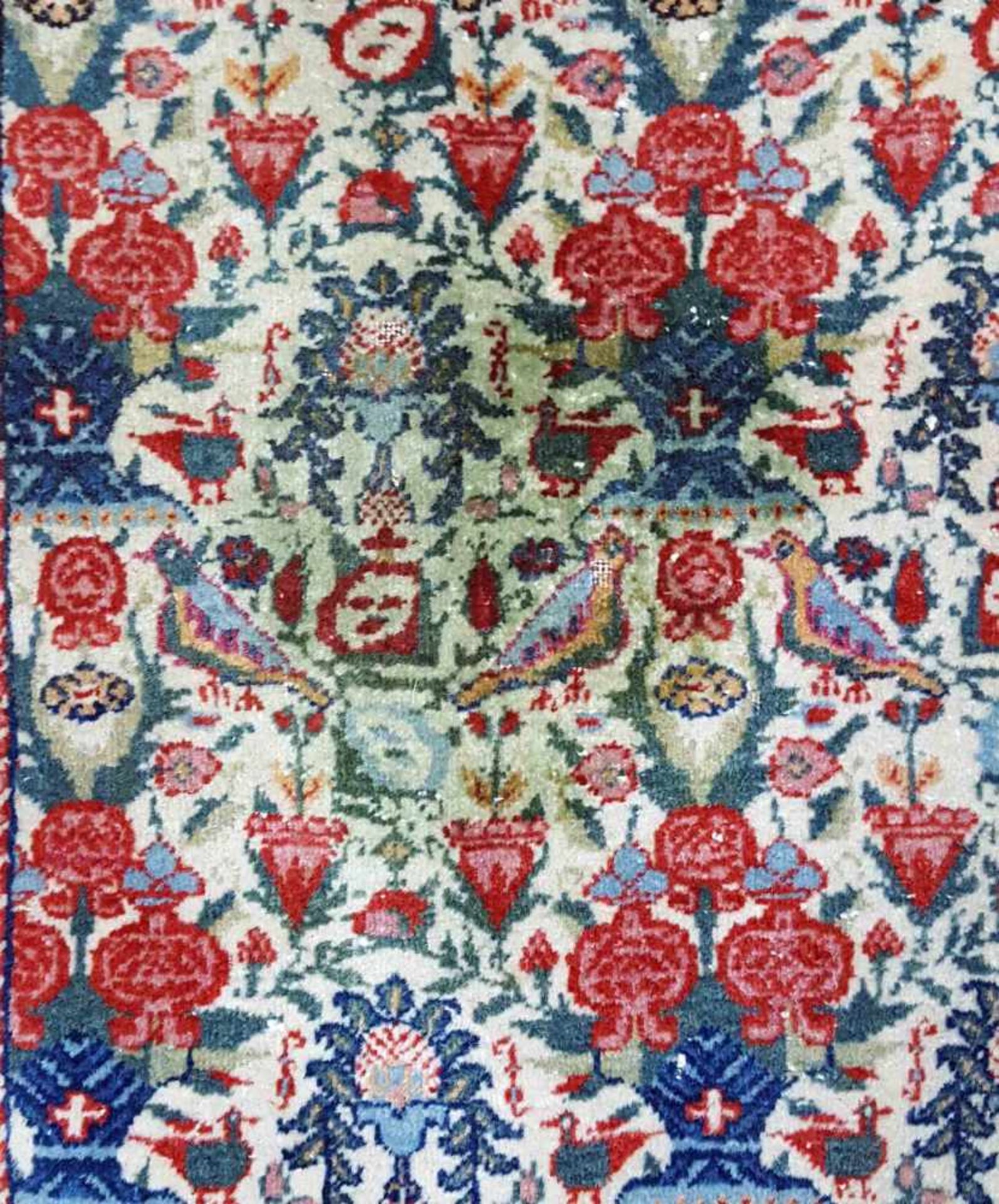 Tehran Persian carpet. "Zili - Sultani" pattern. Iran. Antique. Around 1900. - Image 6 of 7