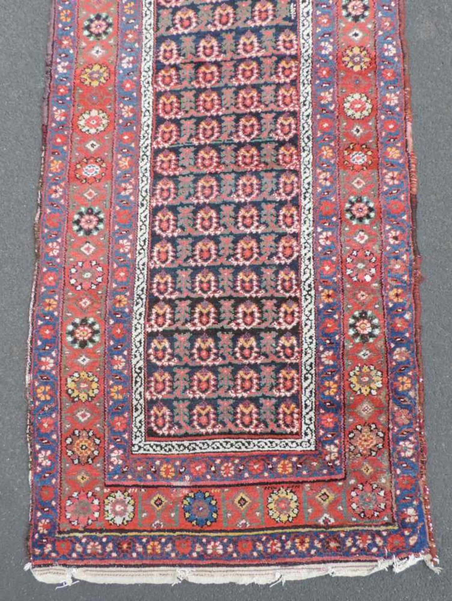 Nahawand Persian carpet. Narrow runner. Iran. Old, around 1940. - Image 2 of 7
