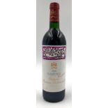 1988 Chateau Mouton Rothschild. A.C. Paullac. 1ere Grand Cru Classé.A whole bottle. 12.5% Vol. 75