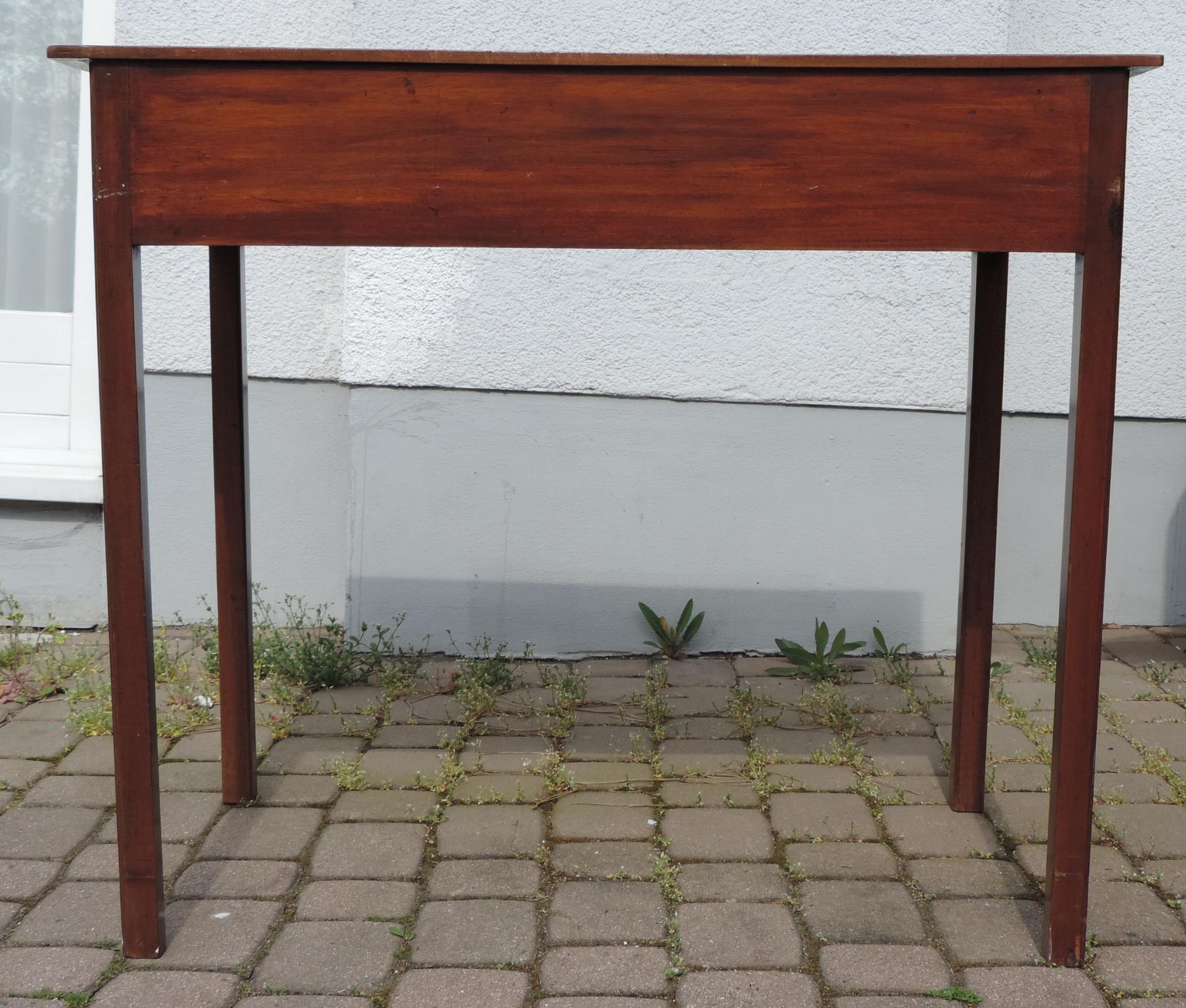 Side table. End table with a drawer.72 cm x 84 cm x 48 cm. England or America, New England. Probably - Image 5 of 6