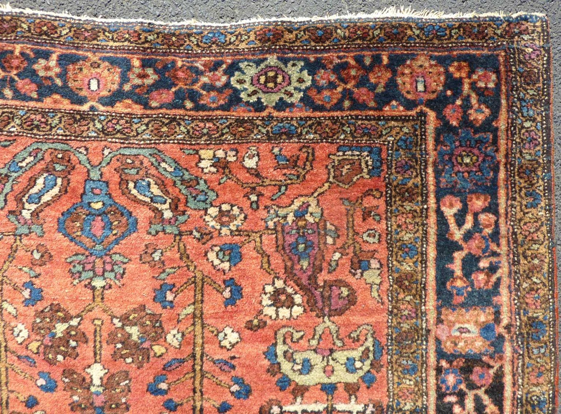Saruk Persian rug. "US Sarugh". Iran. Old, around 1920.198 cm x 121 cm. Knotted by hand. Wool on - Image 2 of 11