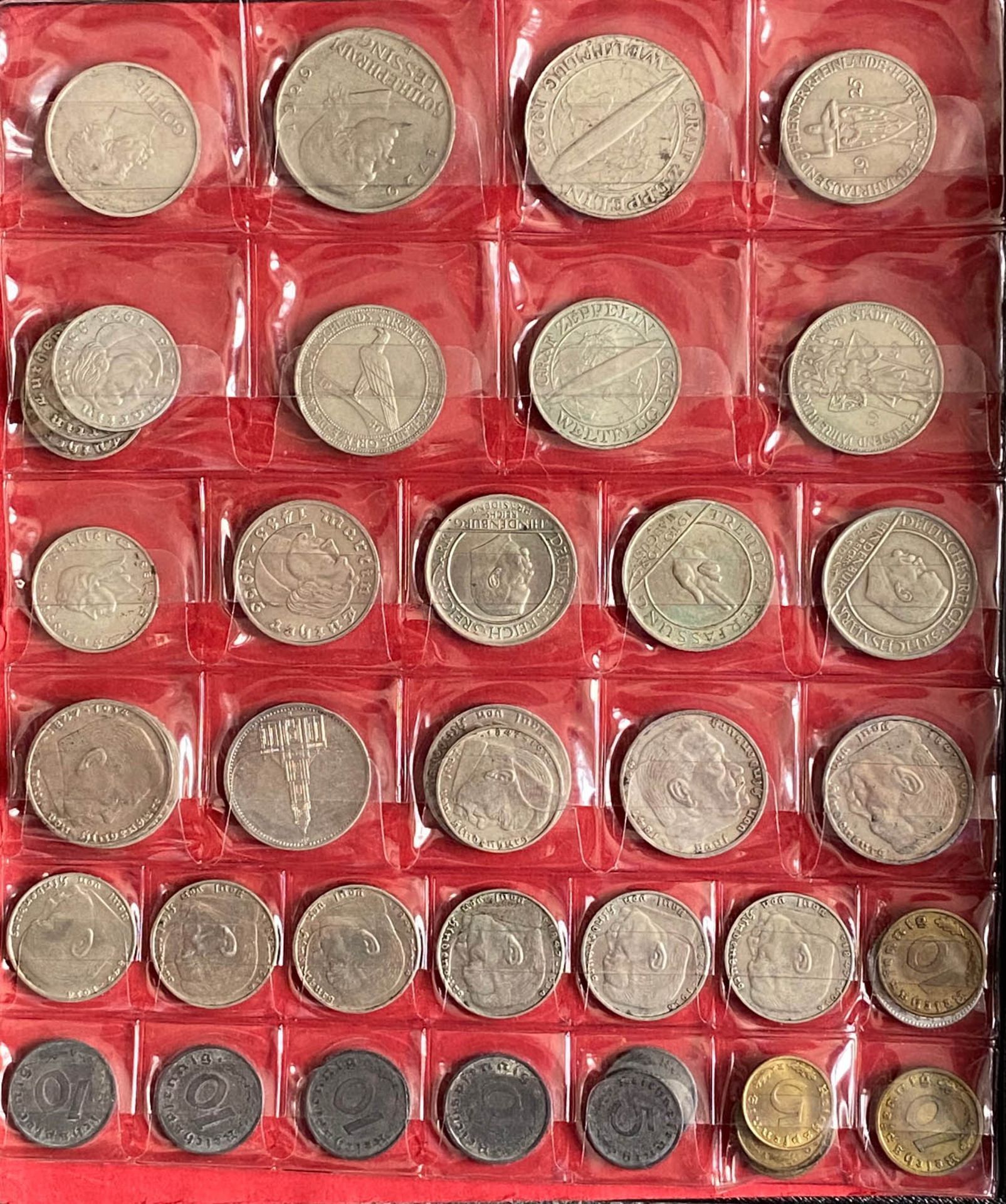 Collection of coins. Mostly silver, Deutsches Reich und III. Reich.Will be auctioned for research - Bild 4 aus 10