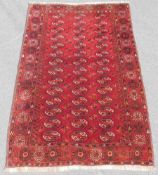 Ersari Dolatabad tribal rug. Afghanistan. Old, circa 80 yeras old.198 cm x 130 cm. Turkmen.