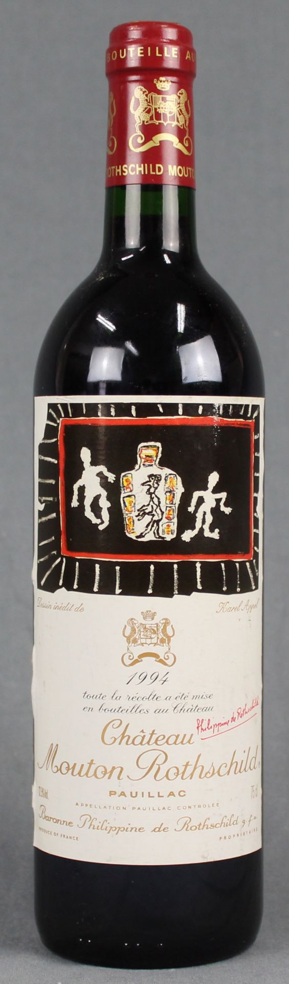 1994 Chateau Mouton Rothschild Pauillac AC. 1ere Grand Cru Classé.A whole bottle of 75 cl, 12.5%