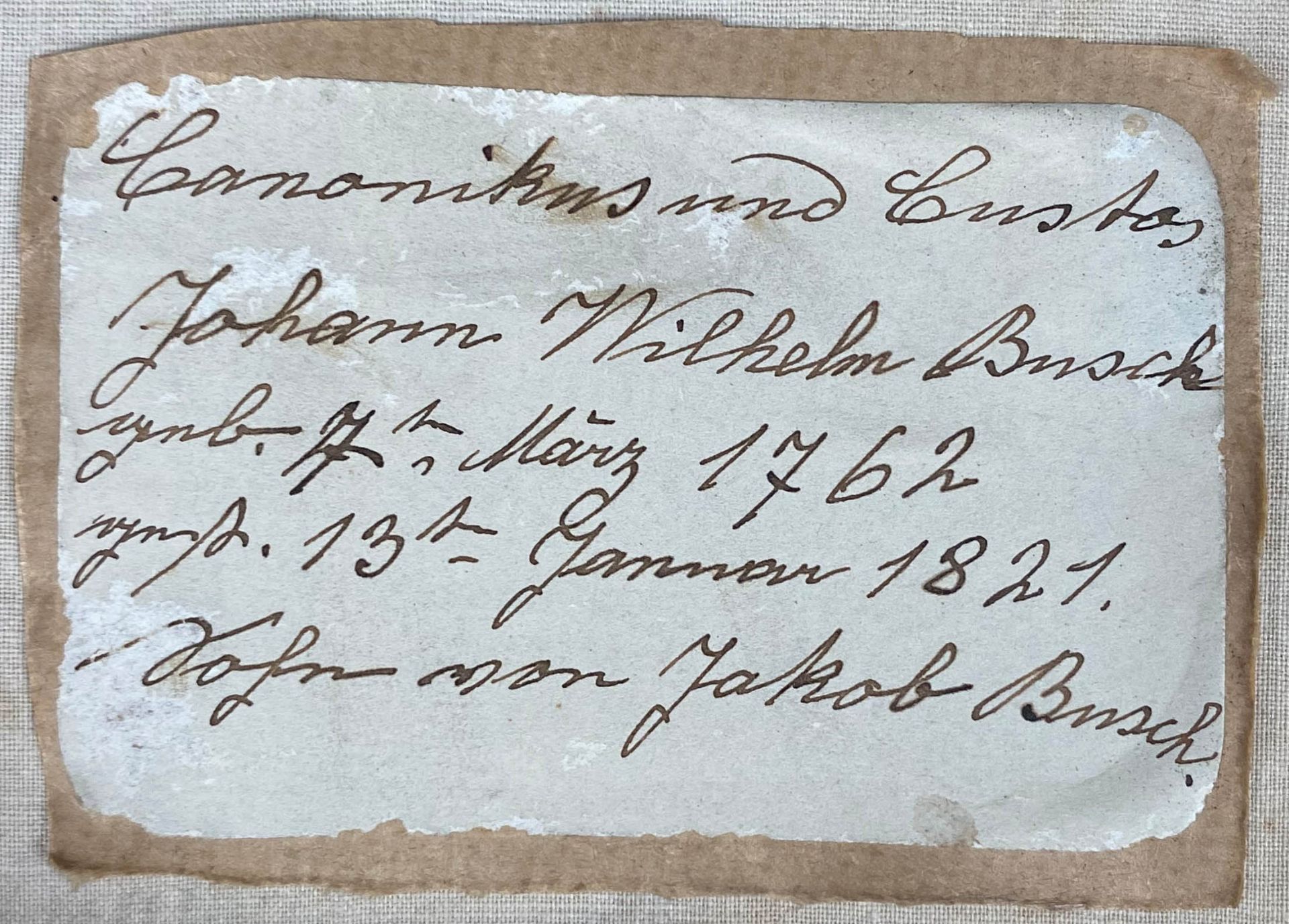 UNSIGNIERT (XIX). Johann Wilhelm Busch.43 cm x 35 cm oval. Pastel on paper. Mounted.UNSIGNIERT ( - Bild 3 aus 4