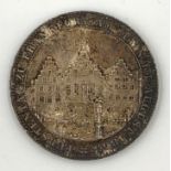 One Gedenkthaler, "Frei Stadt Frankfurt, im August 1863".Silver coin. 33.2 mm diameter, 2.4 mm high.