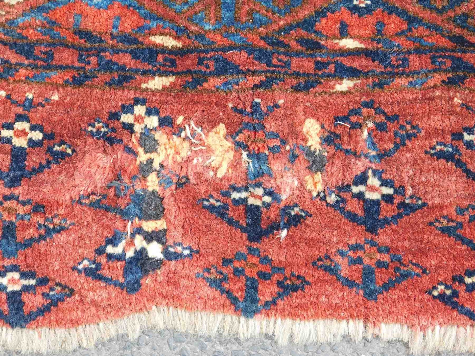 2 Ersari Turkmen Tschowal. Turkmenistan.Approx. 108 cm x 179 cm each. Tribal rugs.One with a tree - Image 7 of 10