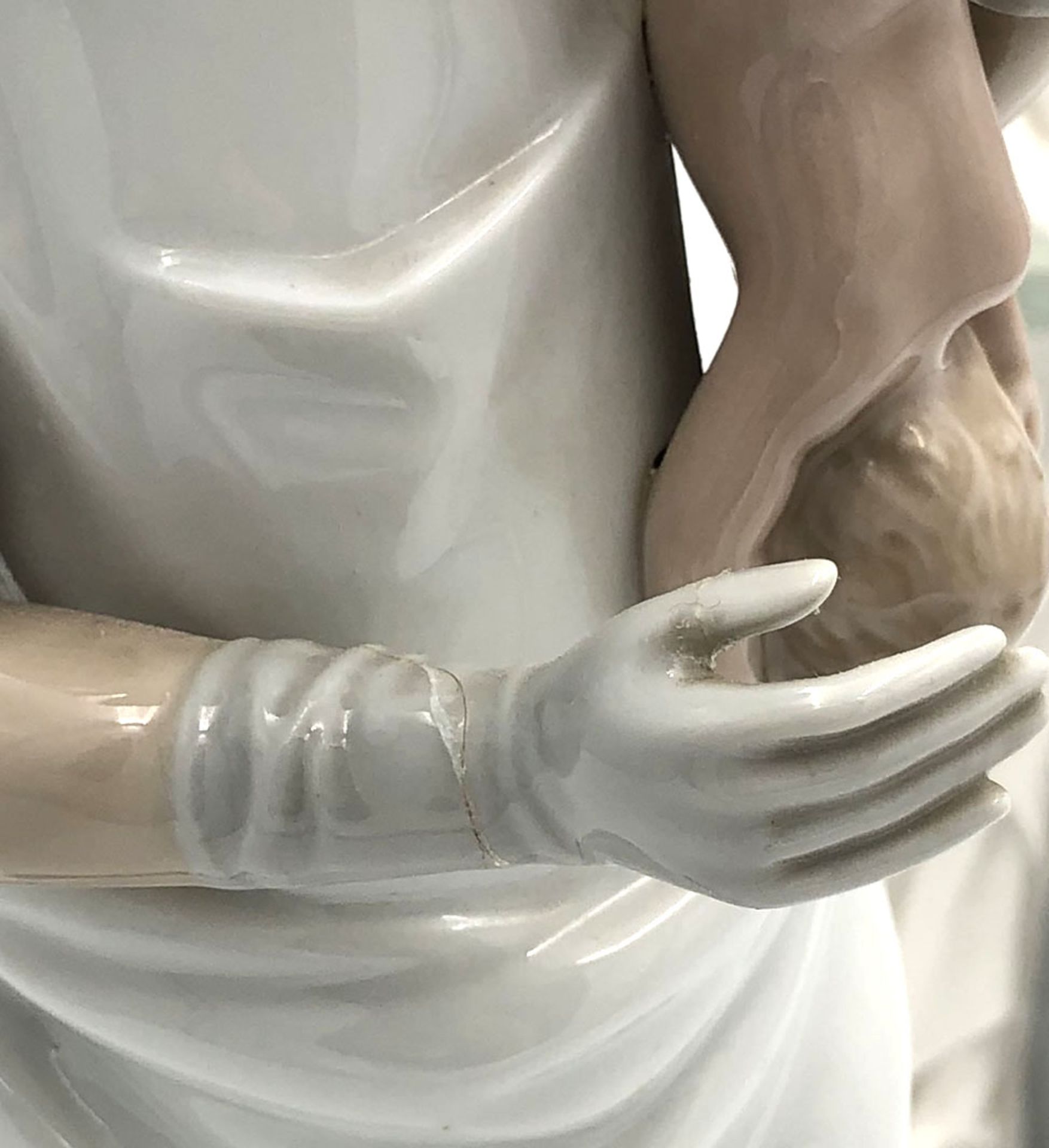 Salvador FURIO (XX). Lladro porcelain, Spain. 2 figures.Each 35 cm high. Dentist (1971), - Bild 3 aus 13