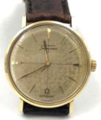 Gentlemen Watch Omega Seamaster Automatic Swiss Made.34 mm diameter. Gold cap. Movement did work