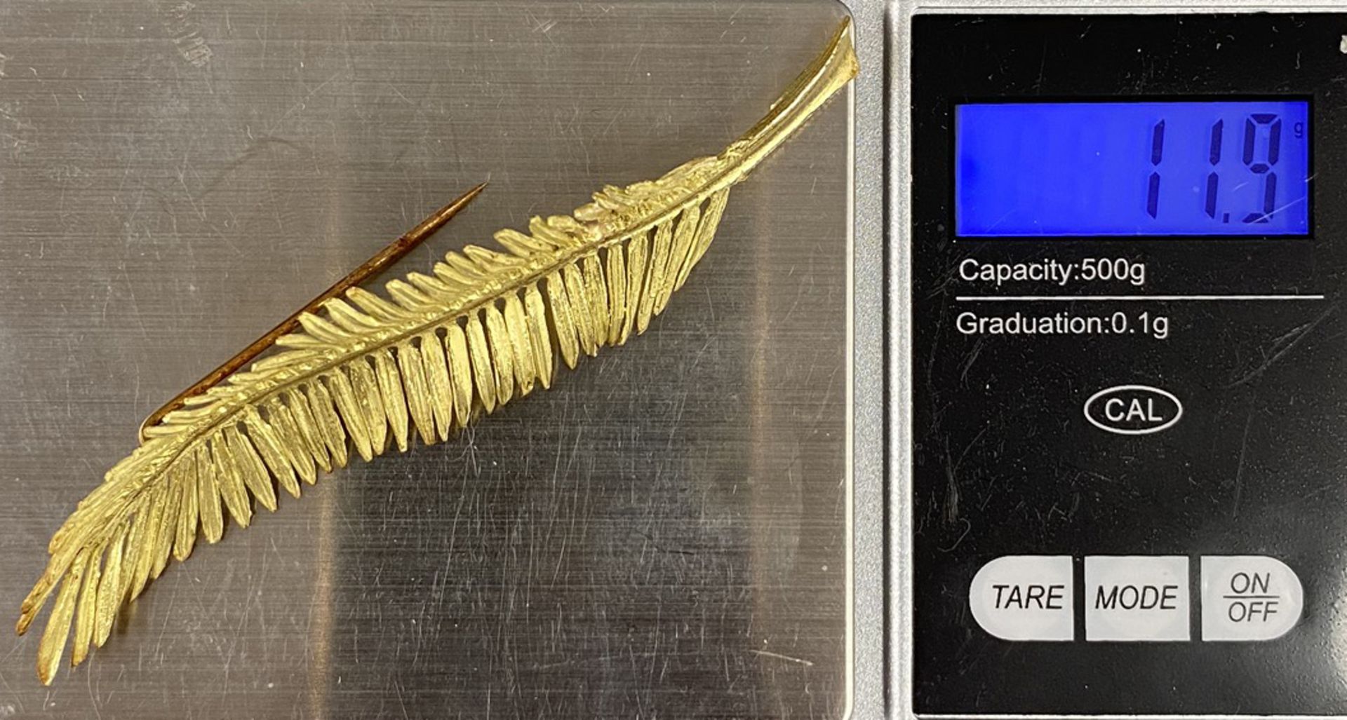 Hilla Herzberg. Grand Prix International. PALME D'OR DES BEAUX-ARTS 1974.11.9 grams. Stamped 750 - Image 6 of 6