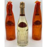 Cuveé CARTIER Champagner Brut. 3 whole bottles.750 ml, 12.5% vol. Produit de France. MA-3277-64-