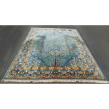 Tetex / Teffzet Art Nouveau rug. Germany. Old, around 1910.390 cm x 302 cm. Hand tufted. Wool on