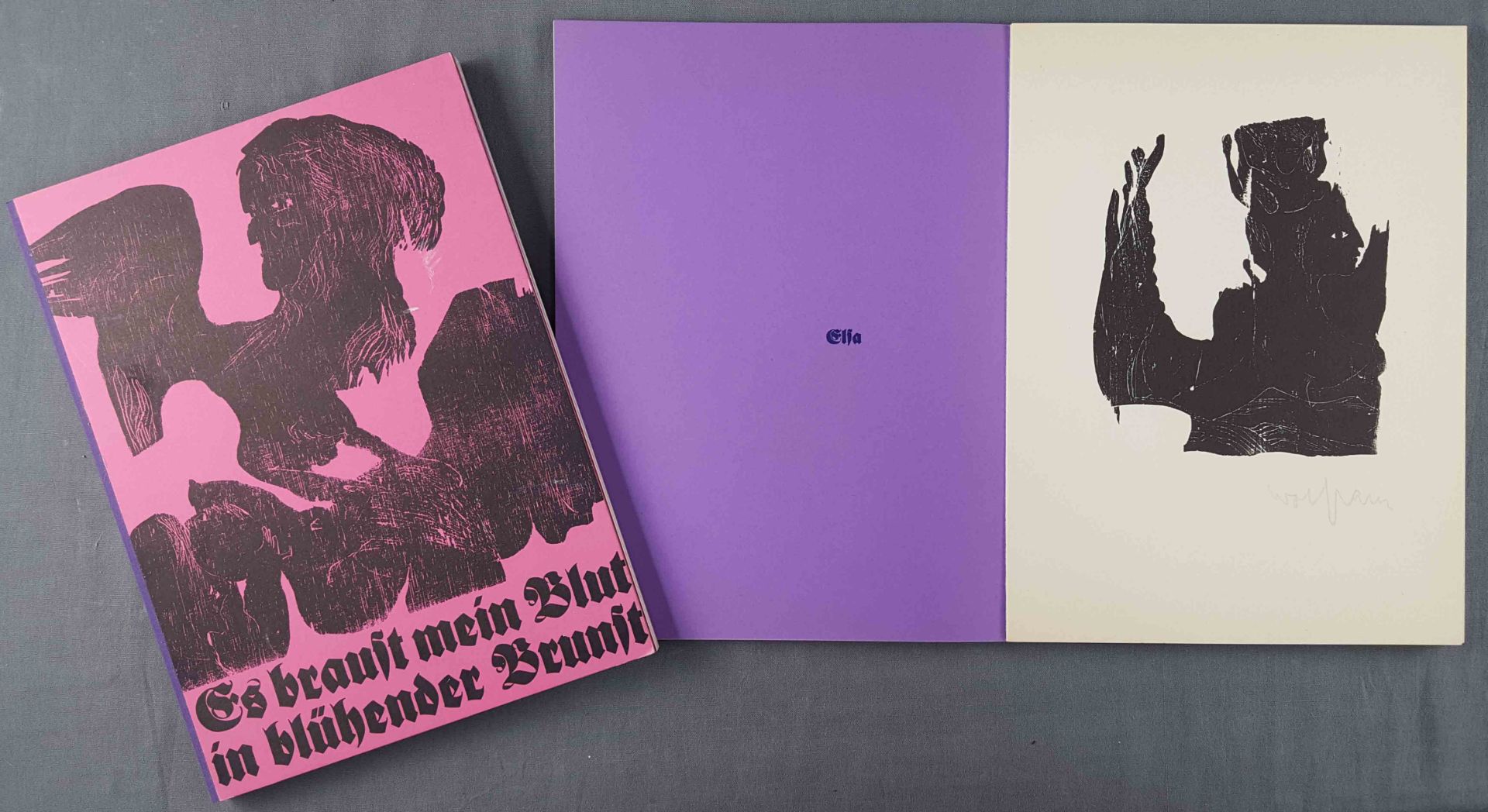 EREMITEN - Press. 55 works. 1960 - 1980.Bis 45 cm x 14 cm. 55 Bücher. Meist signierte und - Bild 14 aus 14