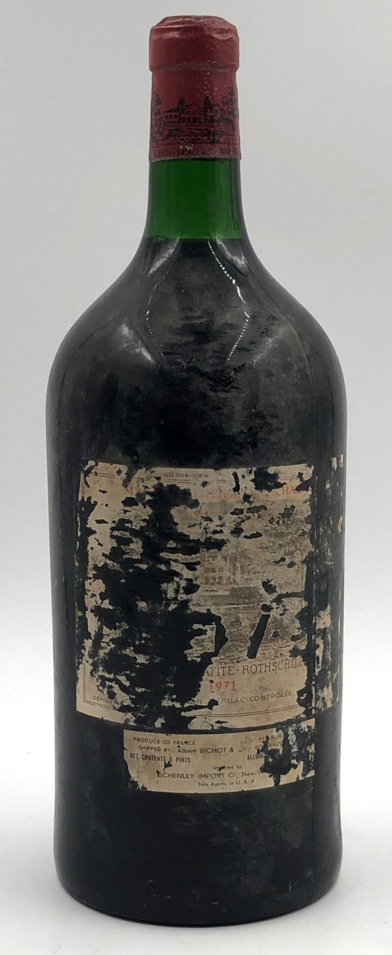 1971 Chateau Lafite Rothschild, Pauillac, France. Probably double magnum 3 liters.1ere Grand Cru