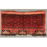 Ersari Beschir Tschowal. Turkmenistan. Antique, around 1900.70 cm x 134 cm. Knotted by hand. Wool on