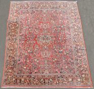 Saruk Persian carpet. "US Reimport". Iran. Old, 1st half of the 20th century.392 cm x 318 cm.