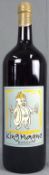 "King Magno" Vino Rosso, 5 Liter 14,5% Vol. Piemont. Barbera.A bottle of Jéroboam. The wine filled